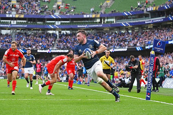 Jack Conan Leinster scores v Toulouse Semi Final Champions Cup 2023