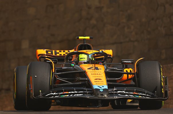 Lando Norris Great Britain driving McLaren F1 Grand Prix of Azerbaijan 2023