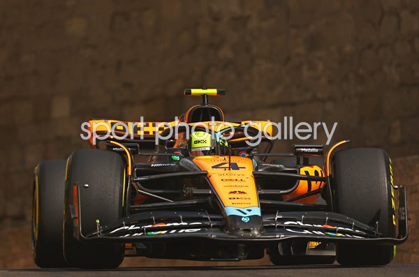 Lando Norris Great Britain driving McLaren F1 Grand Prix of Azerbaijan 2023