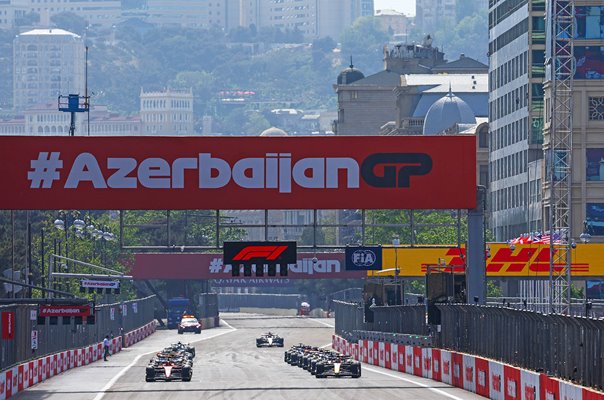 Grid F1 Grand Prix of Azerbaijan Start Baku City Circuit 2023