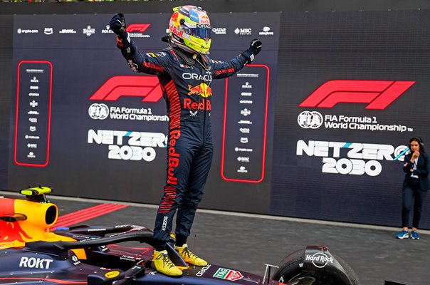 Sergio Perez Mexico Race winner F1 Grand Prix of Azerbaijan 2023