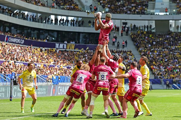 Christ Tshiunza Exeter Chiefs v La Rochelle Semi Final Champions Cup 2023