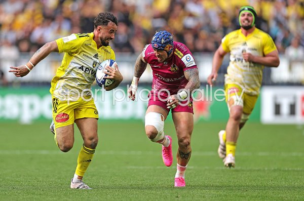 Antoine Hastoy La Rochelle v Jack Nowell Exeter Semi Final Champions Cup 2023
