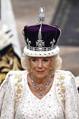 Queen Camilla Westminster Abbey Coronation Day 2023