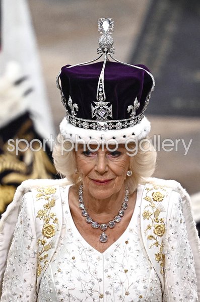 Queen Camilla Westminster Abbey Coronation Day 2023