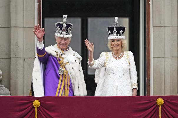 King Charles III & Queen Camilla Buckingham Palace Balcony Coronation Day 2023