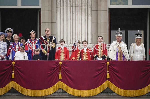 The Royal Family Buckingham Palace Balcony King Charles III Coronation Day 2023