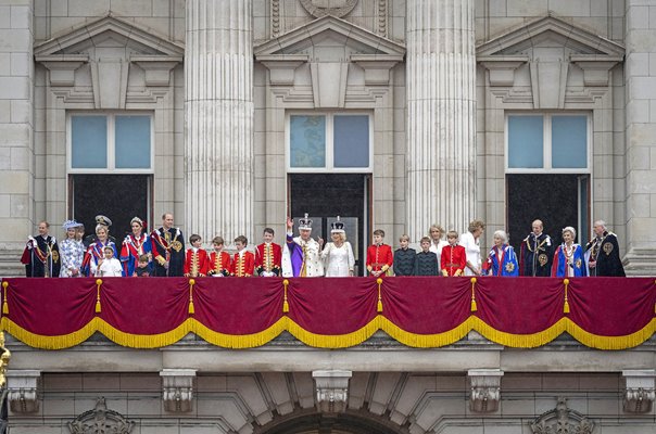 Royal Family Buckingham Palace Balcony Coronation Day 2023