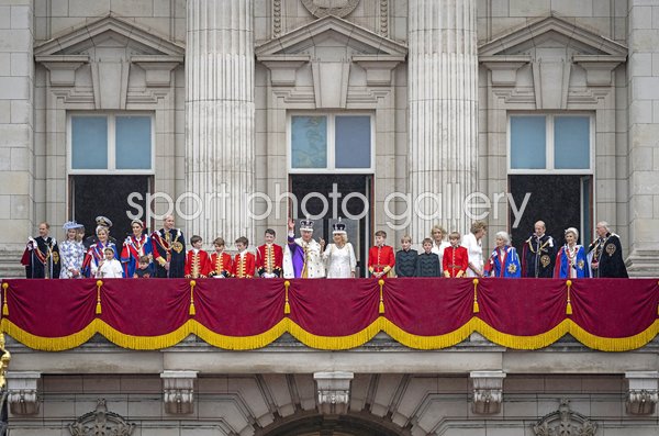 Royal Family Buckingham Palace Balcony Coronation Day 2023