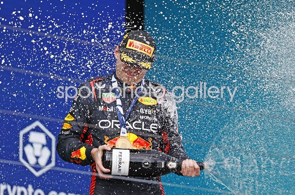 Max Verstappen Netherlands celebrates Miami Grand Prix win 2023