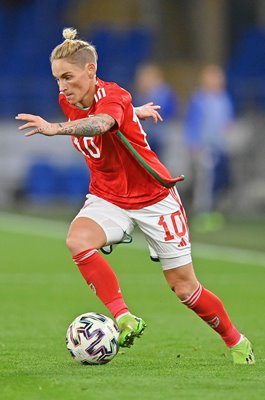 Jessica Fishlock Wales v Bosnia and Herzegovina Women's World Cup Play-Off 2022