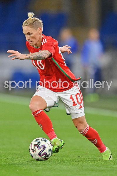 Jessica Fishlock Wales v Bosnia and Herzegovina Women's World Cup Play-Off 2022
