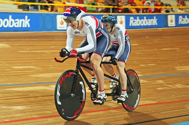 Pete Mitchell & Neil Fachie Great Britain Para-cycling Track World Championships 2015