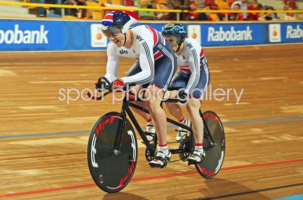 Pete Mitchell & Neil Fachie Great Britain Para-cycling Track World Championships 2015