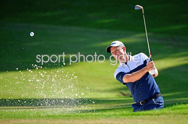 Justin Rose England bunker shot Turkish Airlines Open Antalya 2018