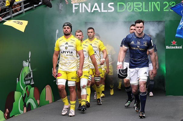 James Ryan Leinster & Gregory Alldritt lead out teams Champions Cup Final 2023