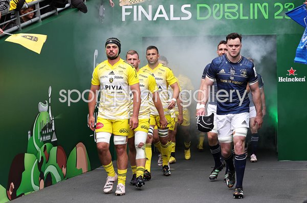 James Ryan Leinster & Gregory Alldritt lead out teams Champions Cup Final 2023