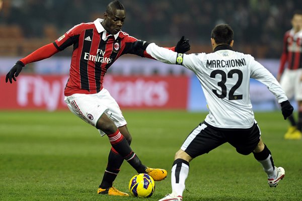 Mario Balotelli - AC Milan v Parma FC