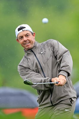 Rory McIlroy Northern Ireland Round Three Rain USPGA Oak Hill CC 2023