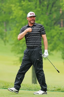 Michael Block USA entertains the fans Round Three USPGA Oak Hill CC 2023