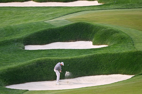 Brendon Todd USA 14th hole Bunker USPGA Championship Oak Hill 2023