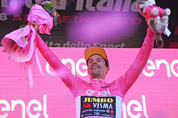 Primoz Roglic Slovenia Pink Jersey Stage 20 Giro 2023