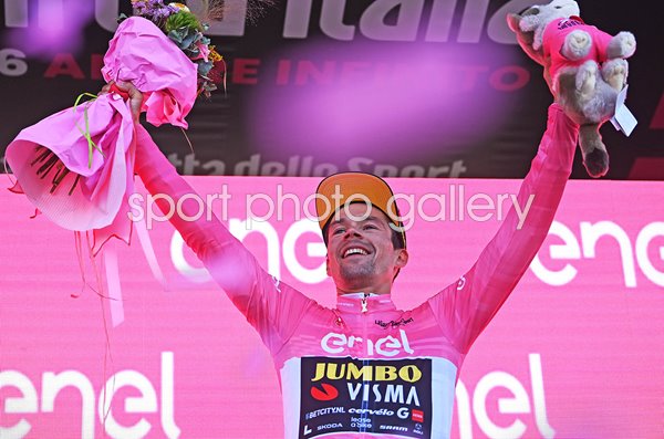 Primoz Roglic Slovenia Pink Jersey Stage 20 Giro 2023