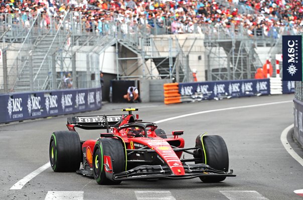 Carlos Sainz Spain driving Ferrari Monaco Grand Prix 2023