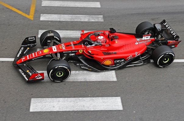 Charles Leclerc Monaco Ferrari Aerial View Monaco Grand Prix 2023