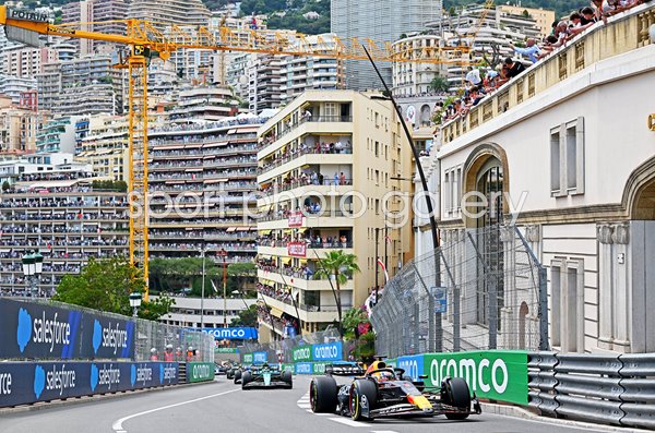 Max Verstappen Netherlands driving for Red Bull leads Monaco Grand Prix 2023