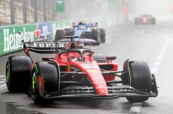 Charles Leclerc Monaco driving Ferrari Monaco Grand Prix 2023