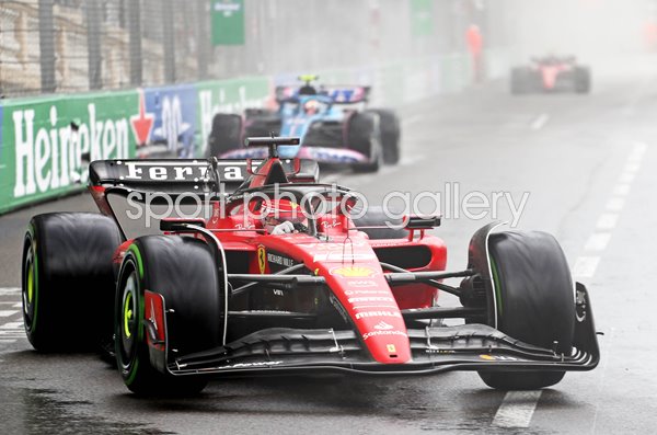 Charles Leclerc Monaco driving Ferrari Monaco Grand Prix 2023