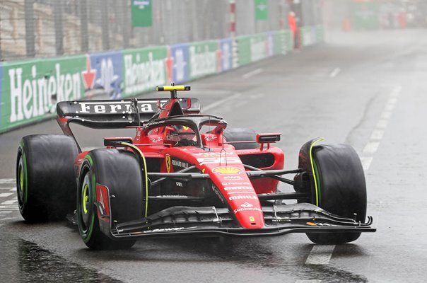 Carlos Sainz Spain driving for Ferrari Monaco Grand Prix 2023