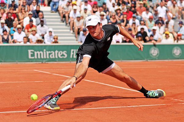 Tommy Paul USA low stretch backhand French Open Paris 2023