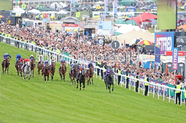 Auguste Rodin ridden by Ryan Moore win The Derby Epsom 2023