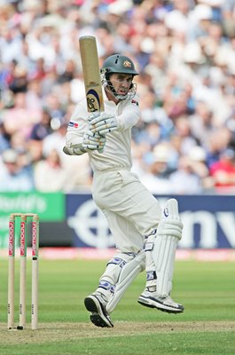 Justin Langer Australia v England Edgbaston Ashes 2005