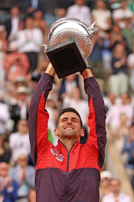 Novak Djokovic Serbia French Open Champion Paris 2023