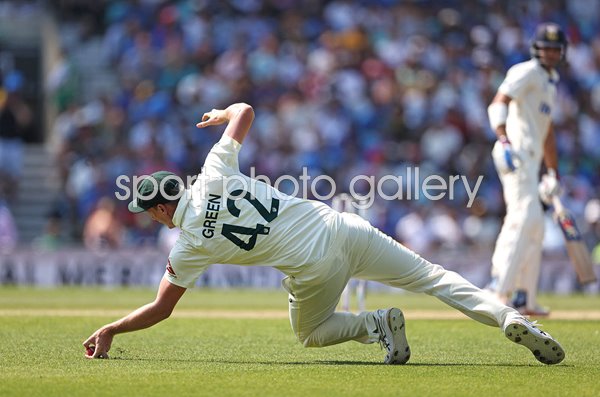 Cameron Green Australia finger tip catch v India World Test Final 2023