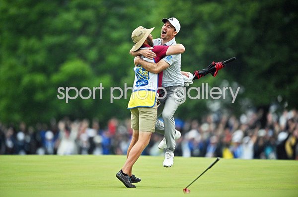 Nick Taylor Canada celebrates monster winning putt Canadian Open 2023