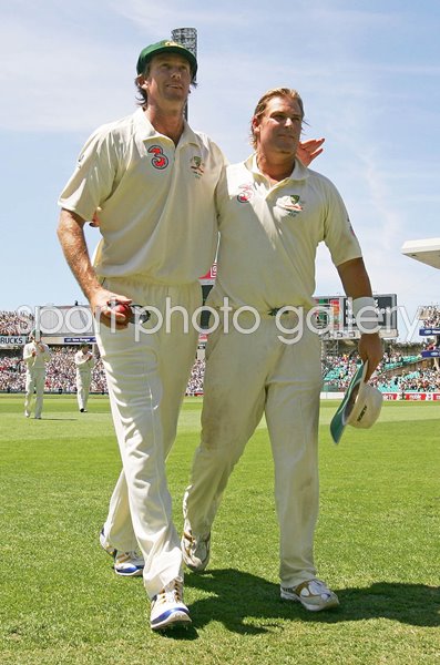 Glenn McGrath & Shane Warne Australia Test Farewell SCG Ashes 2007