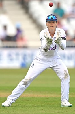 Amy Jones England wicket keeper v Australia Women's Ashes Test Nottingham 2023