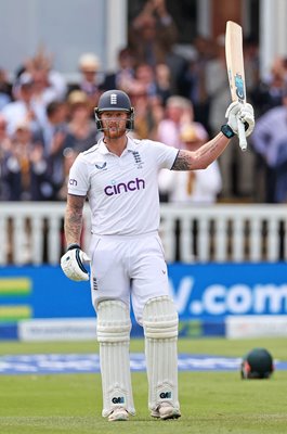 Ben Stokes England celebrates epic century v Australia Lord's Ashes 2023