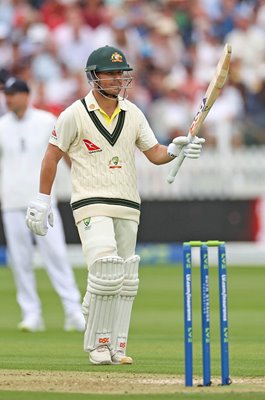 David Warner Australia celebrates 50 v England Lord's Ashes 2023