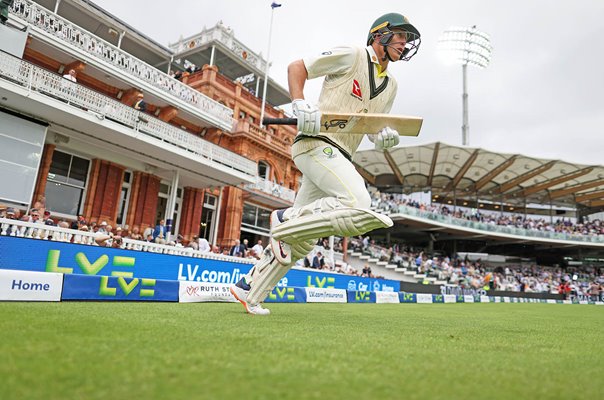 Marnus Labuschagne Australia runs out to bat v England Lord's Ashes 2023