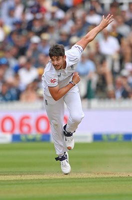 Josh Tongue England bowls v Australia Lord's Ashes Test 2023