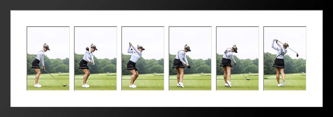 Charley Hull England Six Stage Swing Sequence Collage