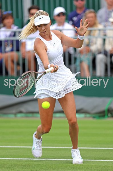 Katie Boulter Great Britain forehand Wimbledon 2023