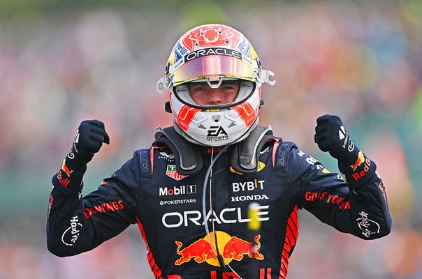 Max Verstappen Netherlands celebrates win Silverstone British Grand Prix 2023