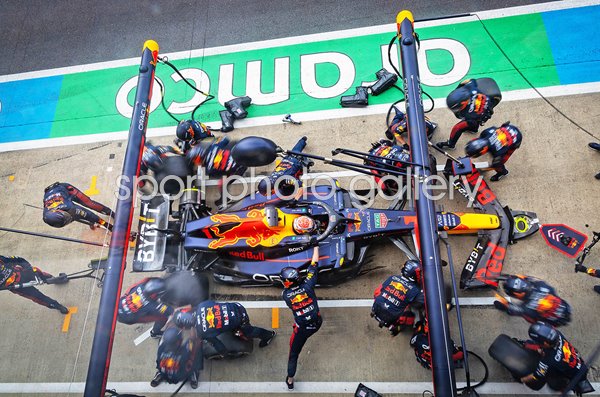 Max Verstappen Netherlands Red Bull Pitstop Silverstone British Grand Prix 2023