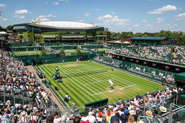 Outside Courts view All England Club Wimbledon 2023